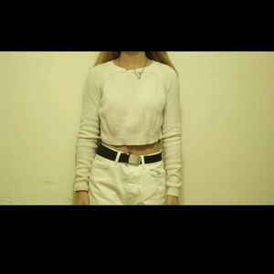 Forever21 Crop Knit Sweater