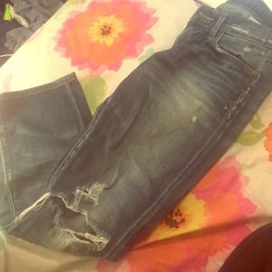 Zoe skinny lucky brand jean capris