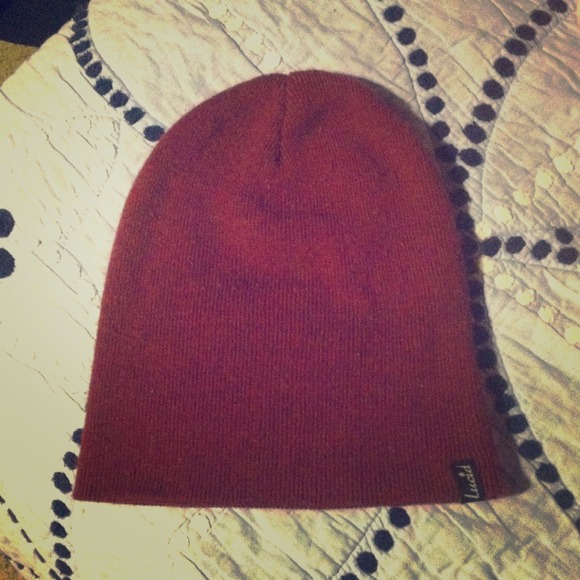 Lucid Accessories - Maroon lucid beanie slouchy hat