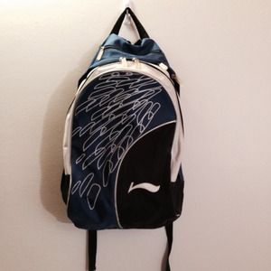 Navy backpack