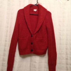Rust colored sweater/cardigan
