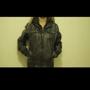 OBEY PROPAGANDA Leather Jacket