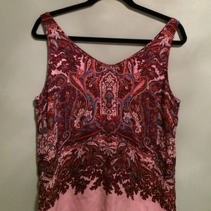 SALE!!!  Size 8 JCrew Silk Print Blouse