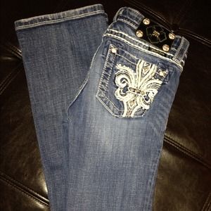 Miss Me Jeans. Little Girls size 14/29. Boot cut.