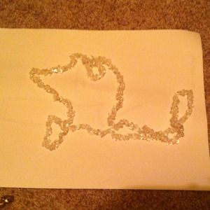 Clear Swarovski crystal necklace