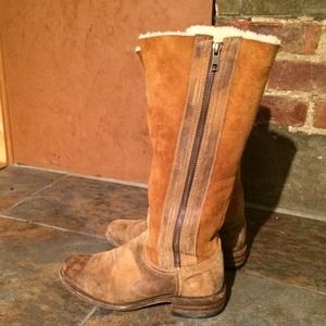 Sendra brown  leather vintage feel boots