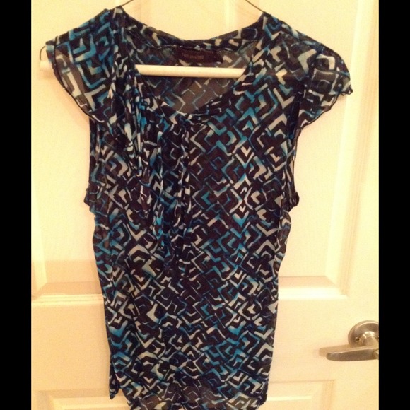 The Limited sheer blouse