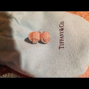 Tiffany & Co. Twist Knot Earrings Sterling Silver