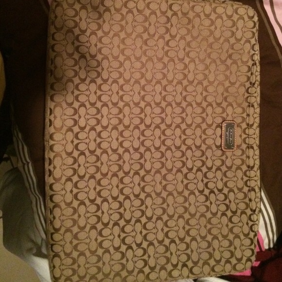 Coach laptop case