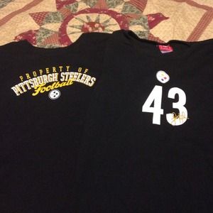 Lot of two Pittsburgh Steeler tops