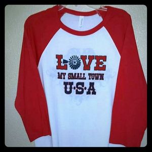 Love My Small Town USA regal Shirt
