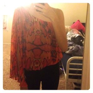 One shoulder party shirt