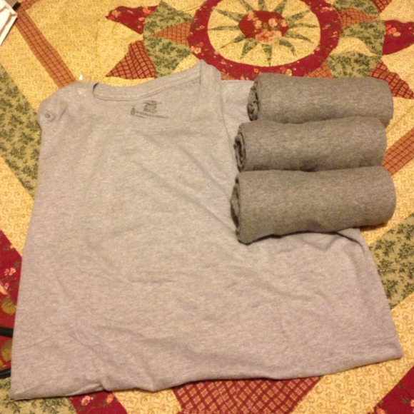 Hanes comfort soft T-shirts heather gray