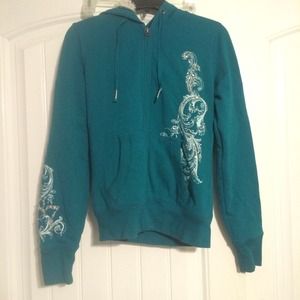 Teal beaded Aeropostale jacket