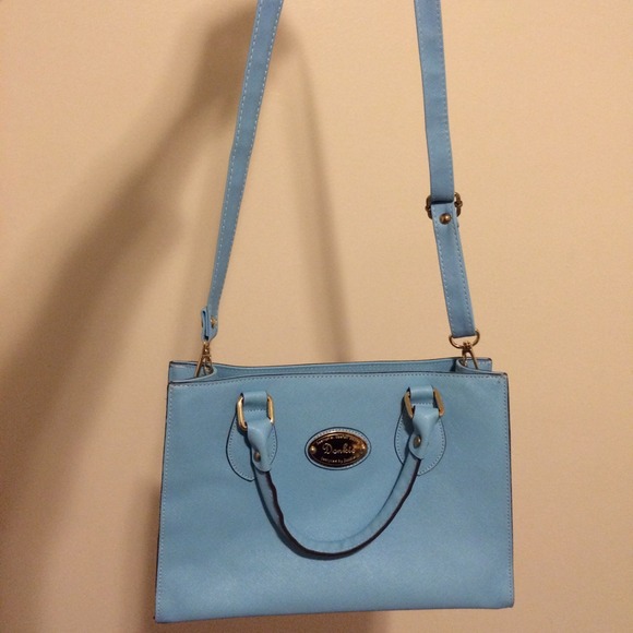 Blue elegant Korean style crossbody bag