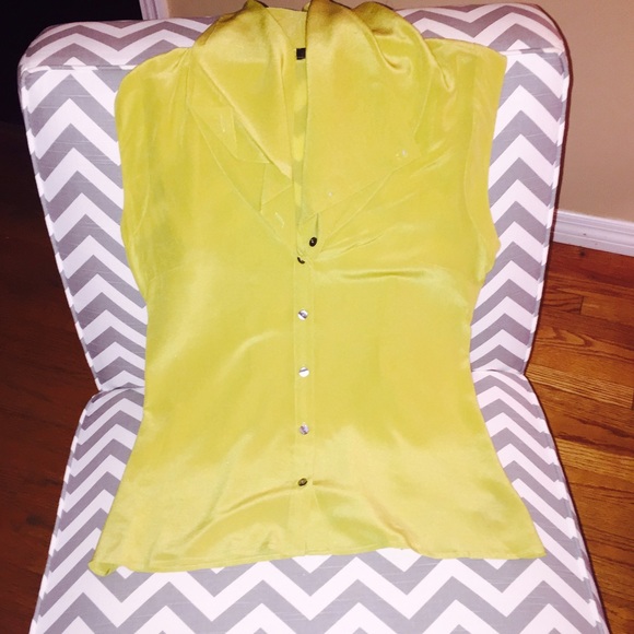 Anthro fei silk blouse. Great as shell under suit.