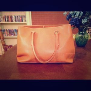 Hamptons Satchel- leather, Coach
