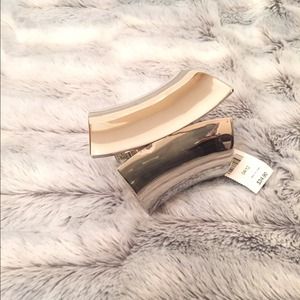🚫sold🚫Large Silver Cuff Bangle by Express