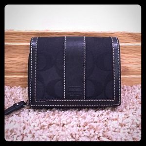 Black coach wallet