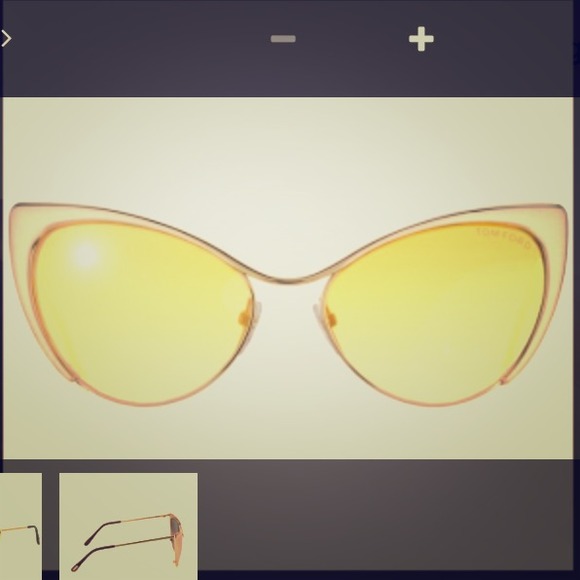 WANTED TOM FORD NATASYA CAT EYE SUNGLASSES