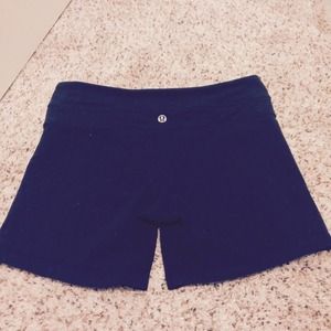 Lululemon high waisted black shorts