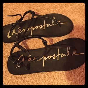 Aeropostale sandals!
