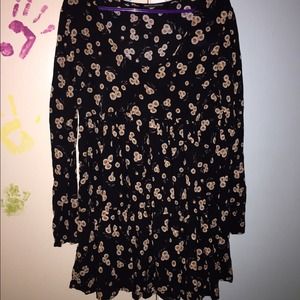 Brandy Melville sunflower sleeved dress