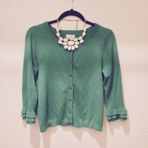 Kate spade green cardigan