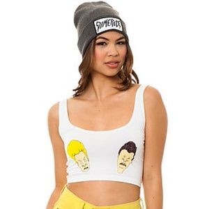 #iso# Bevis and butthead boob top o-mighty white
