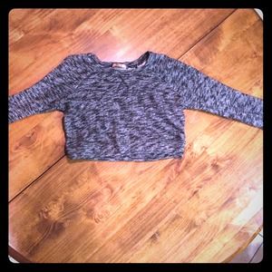 Long sleeve grey sweater