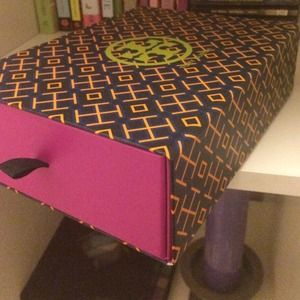 Tory burch super cool storage box.