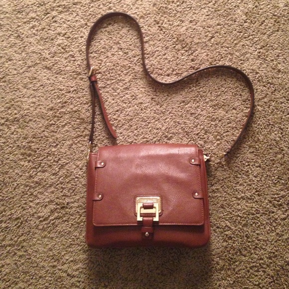 Vince Camuto brown leather cross body