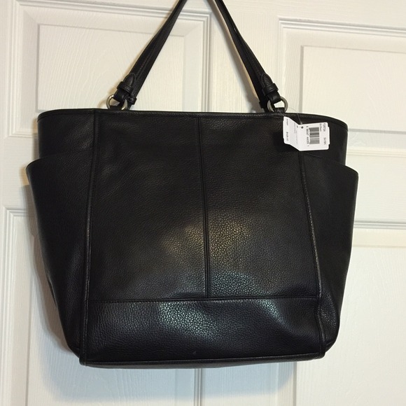 Authentic Coach Black Leather Bag original $428 - Picture 2 of 7