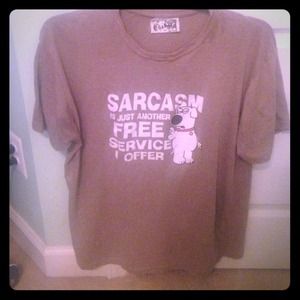 Too funny, Brian from Family Guy saying, love it!