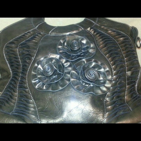 Flower Copper Colored Purse