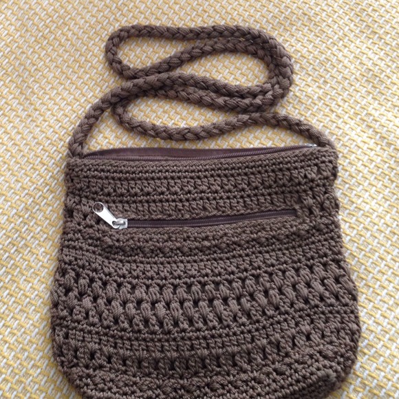 crochet crossbody purse