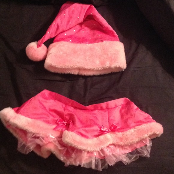 Victoria's Secret Santa outfit