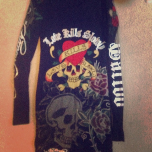 💥SOLD💥Ed hardy dress.