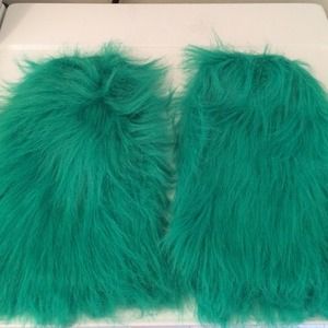 Green fury leg warmers