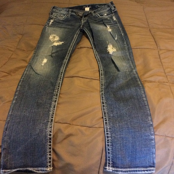 Silver jeans