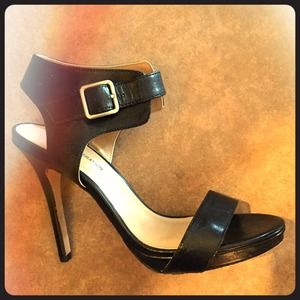 High heeled shoes