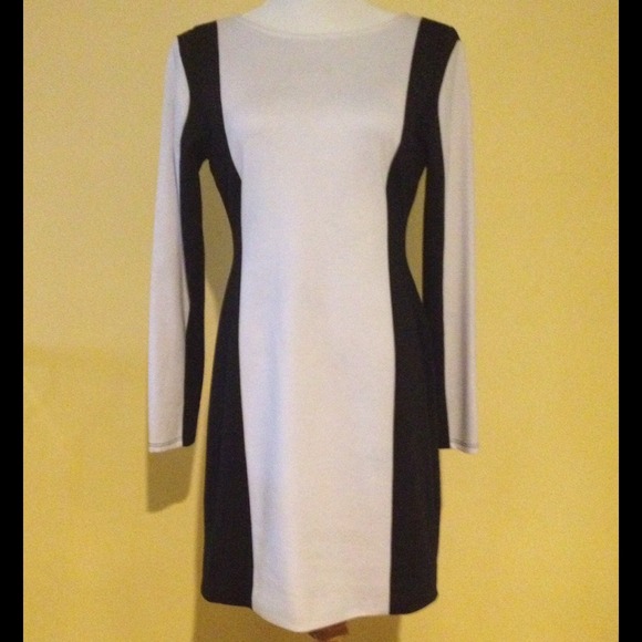 Bar III Black and white dress NWOT