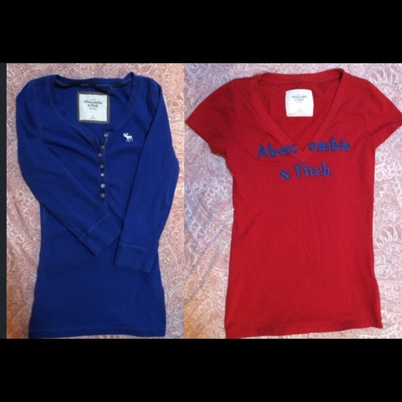 Bundle of Abercrombie and Fitch tops size Small