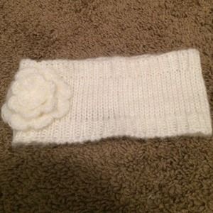 Cream Colored Knit Headband
