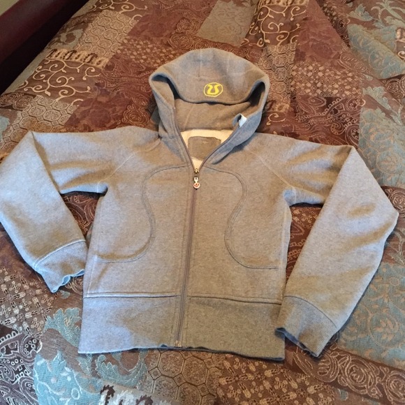 Lululemon grey scuba hoodie