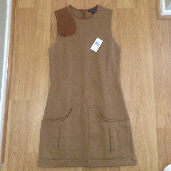 Ralph Lauren Dresses & Skirts - Ralph by Ralph Lauren Tweed/Leather Dress