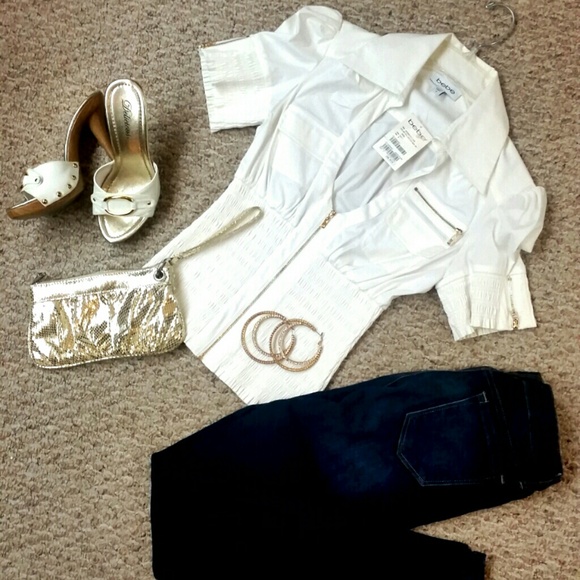 NWT sexy Bebe top for @getflickd !