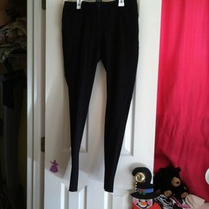 Mossimo stretch skinny black work pants