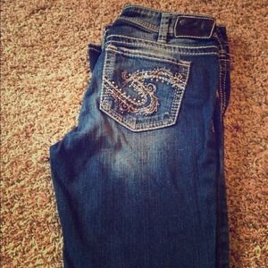 Silver jeans