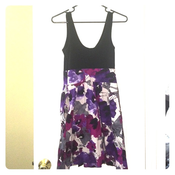 Flirty floral print dress from Express.